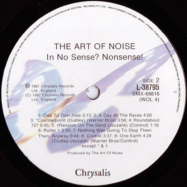 The Art Of Noise : In No Sense? Nonsense! (LP, Album)
