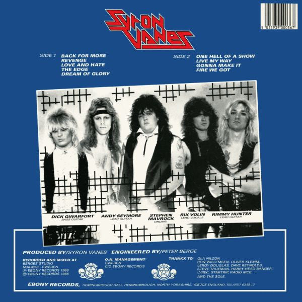 Syron Vanes : Revenge (LP, Album)