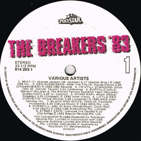 Various : The Breakers '83 (LP, Comp)