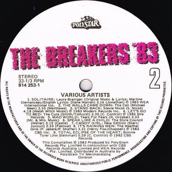 Various : The Breakers '83 (LP, Comp)