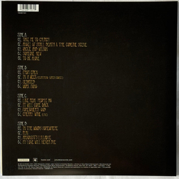 Hozier : Hozier (2xLP, Album, Dlx, RE, Oli)