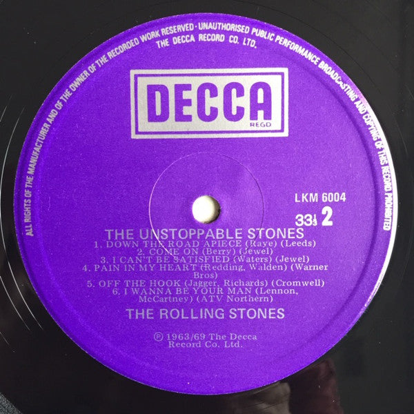 The Rolling Stones : The Unstoppable Stones (LP, Comp, Mono, RE)