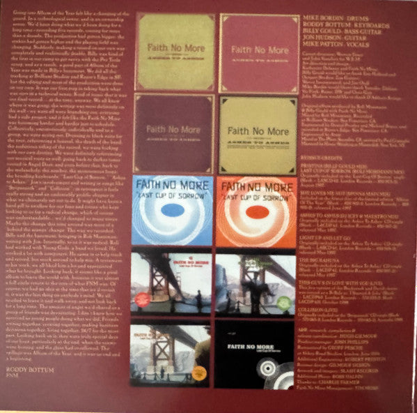 Faith No More : Album Of The Year (2xLP, Album, RE, RM, RP, Gat)