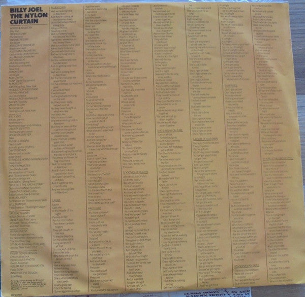 Billy Joel : The Nylon Curtain (LP, Album)