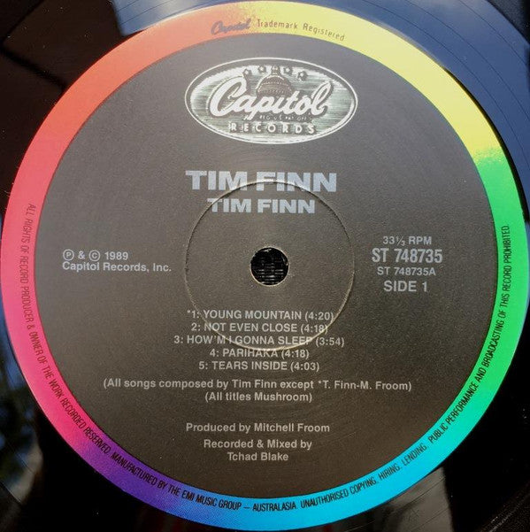 Tim Finn : Tim Finn (LP, Album)
