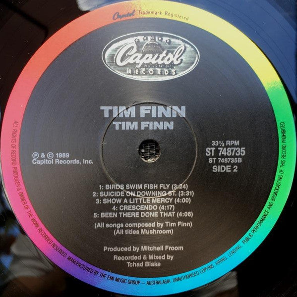 Tim Finn : Tim Finn (LP, Album)