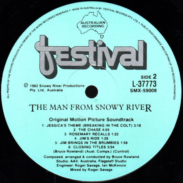 Bruce Rowland (2) : The Man From Snowy River (Original Motion Picture Soundtrack) (LP, Album, Gat)