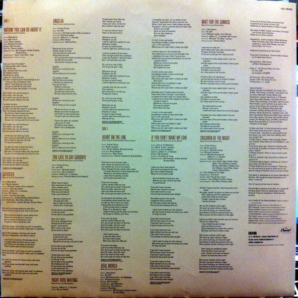 Richard Marx : Repeat Offender (LP, Album)