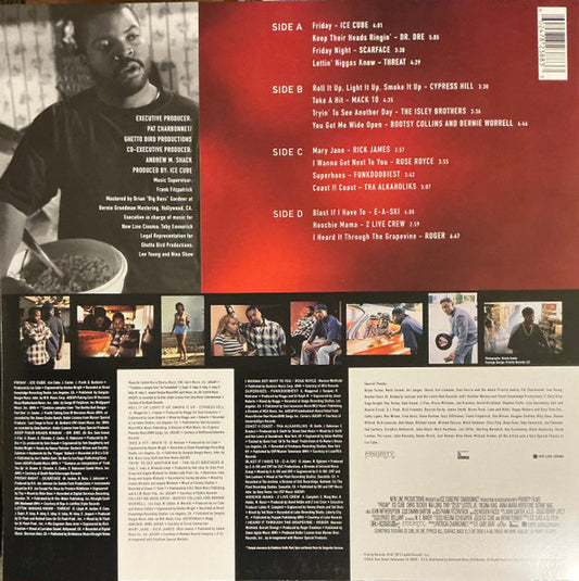 Various : Friday (Original Motion Picture Soundtrack) (2xLP, Album, Comp, RE, RM, Red)