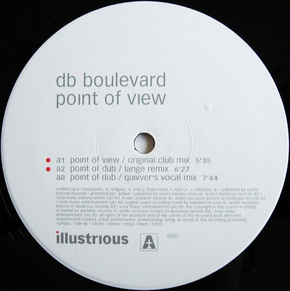 DB Boulevard : Point Of View (12")