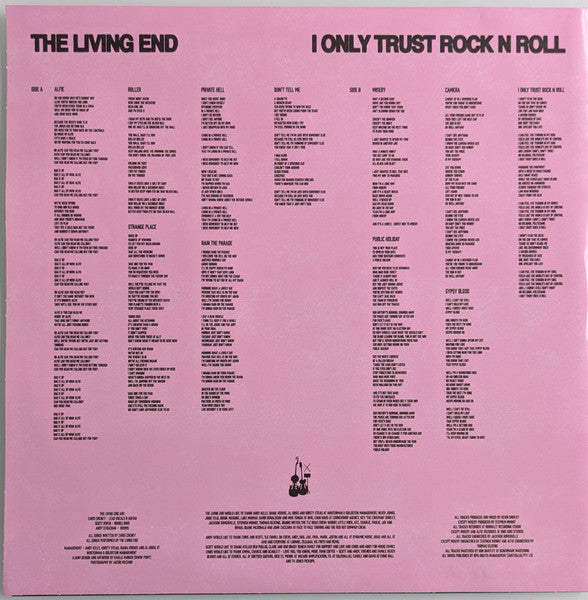 The Living End : I Only Trust Rock N Roll (LP, Album, Pin)