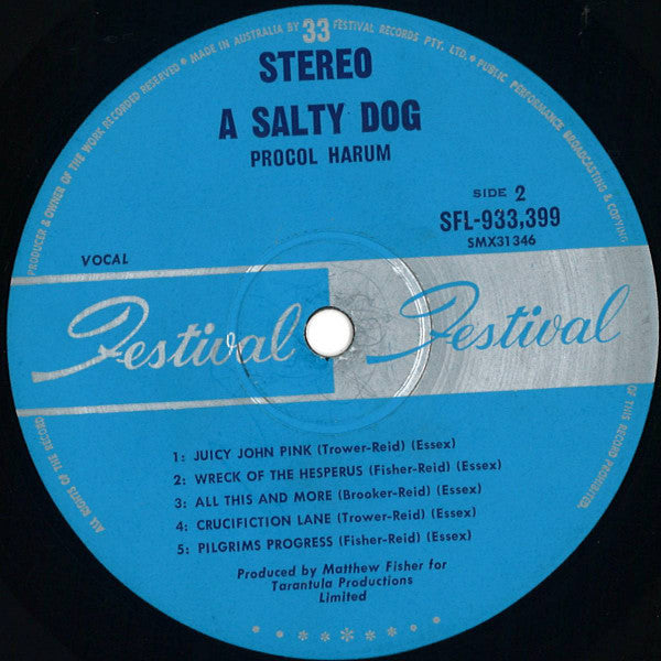 Procol Harum : A Salty Dog (LP, Album)