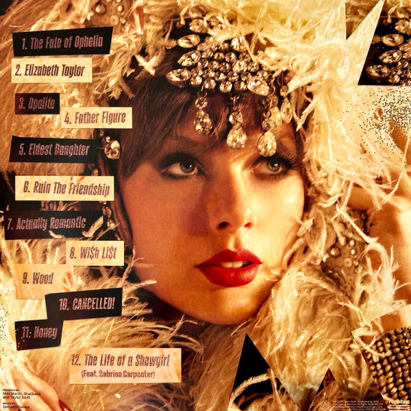 Taylor Swift : The Life Of A Showgirl (LP, Album, Ltd, Pin)