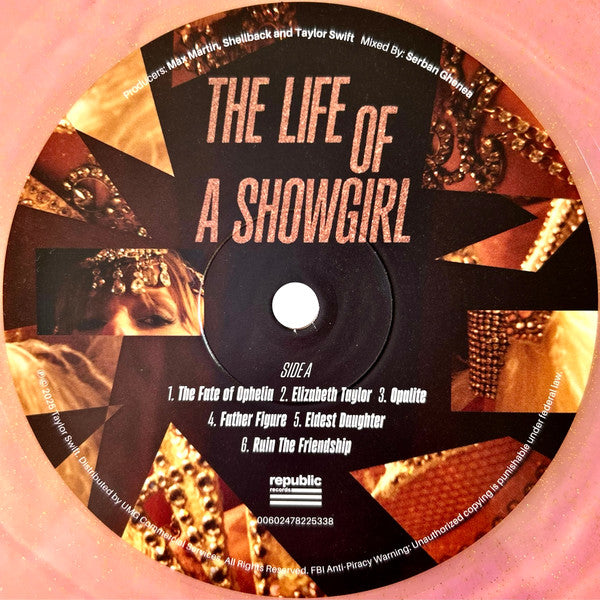 Taylor Swift : The Life Of A Showgirl (LP, Album, Ltd, Pin)