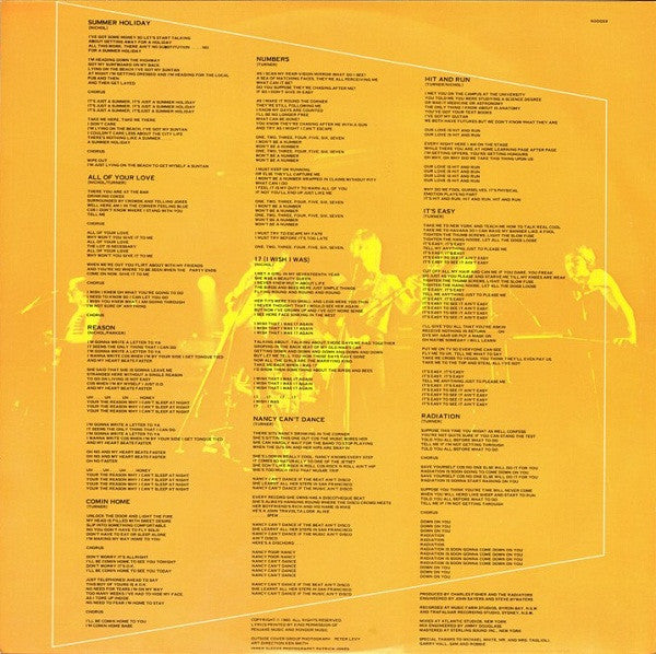 The Radiators (2) : Feel The Heat (LP, Album)