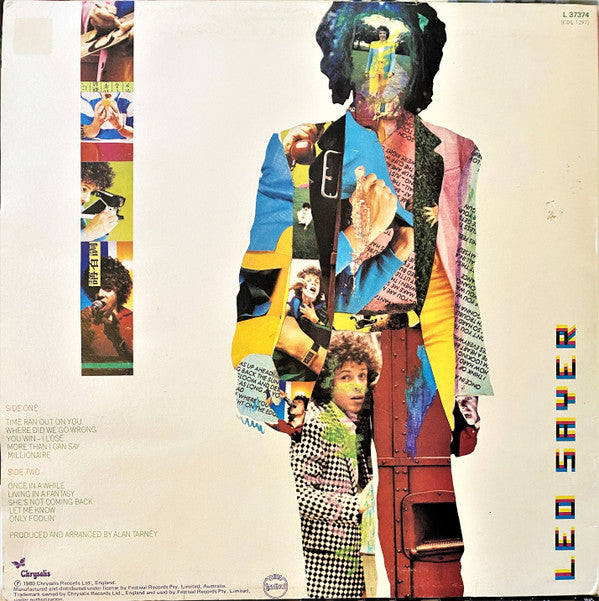 Leo Sayer : Living In A Fantasy (LP, Album)
