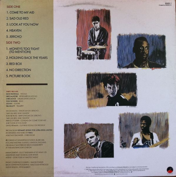 Simply Red : Picture Book (LP, Album)