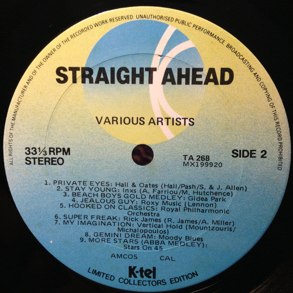Various : Straight Ahead (LP, Comp)