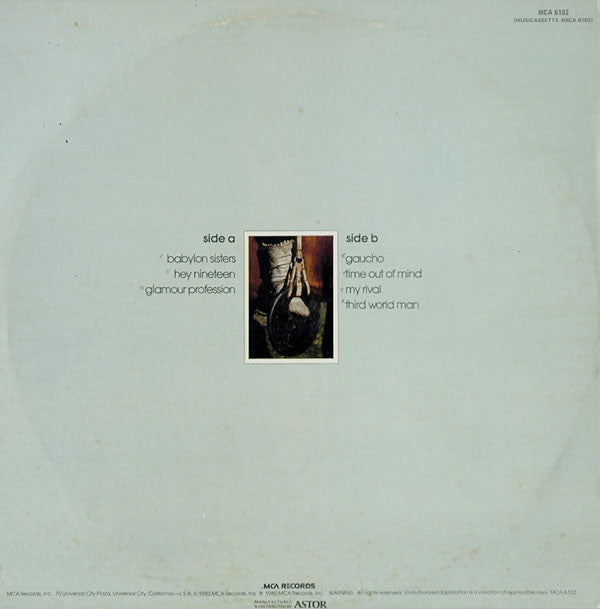 Steely Dan : Gaucho (LP, Album)