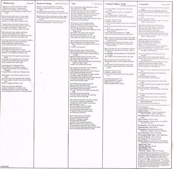 Redgum : Virgin Ground (LP, Album)