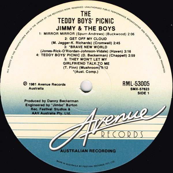 Jimmy And The Boys : Teddy Boys Picnic (LP, Album)