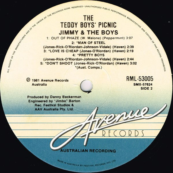 Jimmy And The Boys : Teddy Boys Picnic (LP, Album)