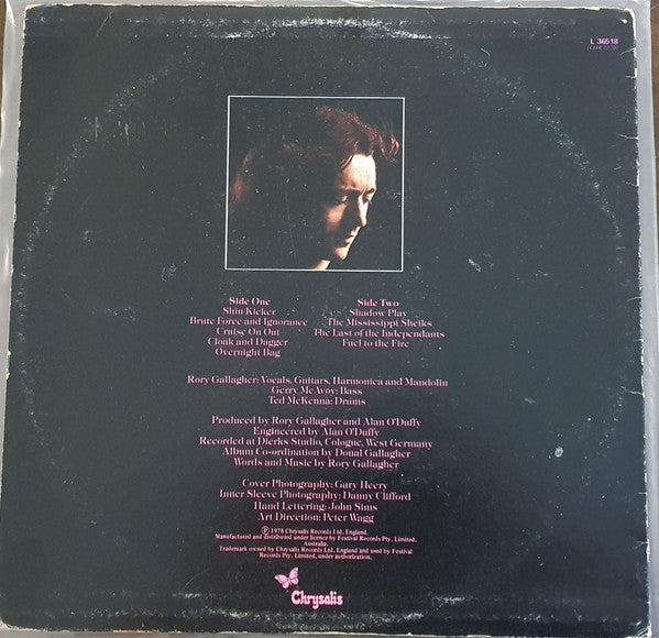 Rory Gallagher : Photo-Finish (LP, Album)