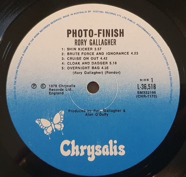 Rory Gallagher : Photo-Finish (LP, Album)