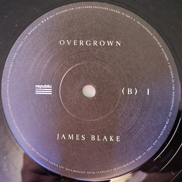 James Blake : Overgrown (2xLP, RE, 180)