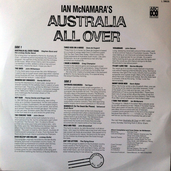 Various - Ian McNamara : Australia All Over (LP, Album, Comp)