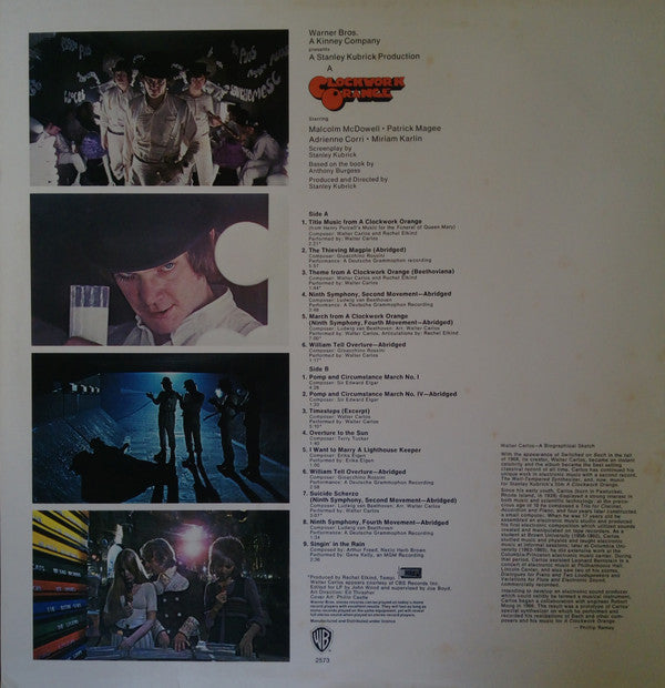 Various : Stanley Kubrick's A Clockwork Orange (LP, RP)