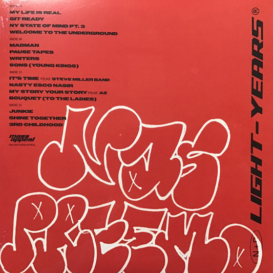 Nas + DJ Premier : Light-Years (2xLP, Album, Ltd, Red)