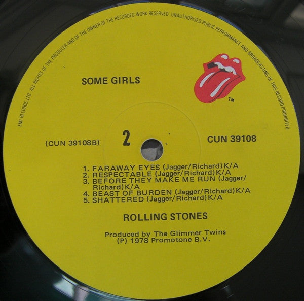 The Rolling Stones : Some Girls (LP, Album, 1st)
