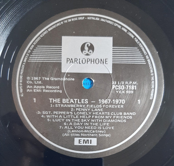 The Beatles : 1967-1970 (2xLP, Comp, RE)
