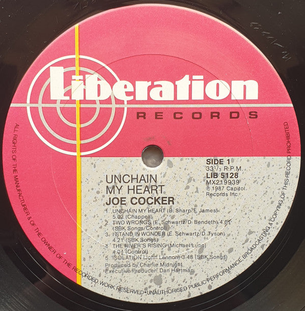 Joe Cocker : Unchain My Heart (LP, Album)
