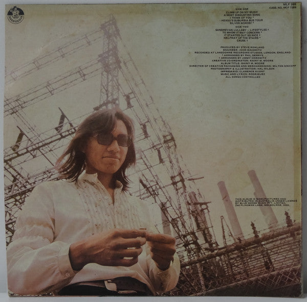 Sixto Rodriguez : Coming From Reality (LP, Album, RE)