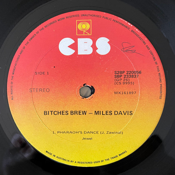 Miles Davis : Bitches Brew (2xLP, Album, RE, Gat)
