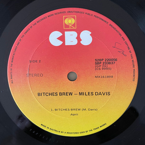 Miles Davis : Bitches Brew (2xLP, Album, RE, Gat)