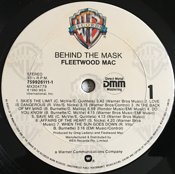 Fleetwood Mac : Behind The Mask (LP, Album)
