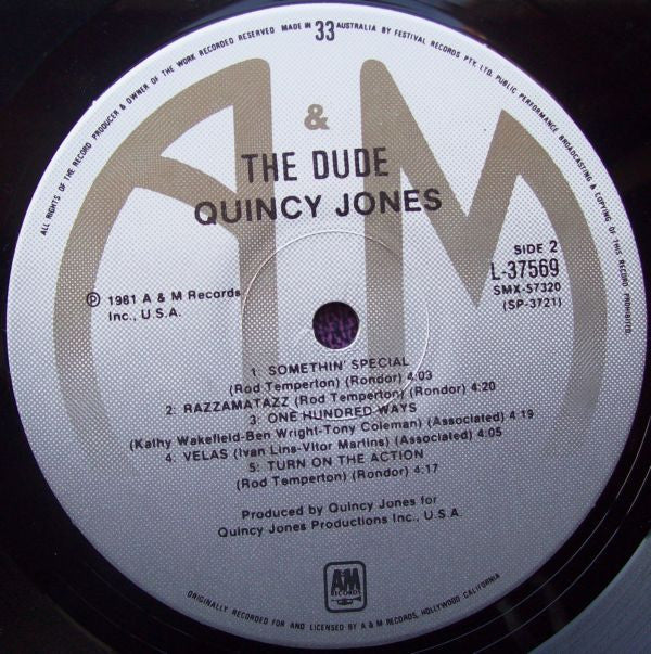 Quincy Jones : The Dude (LP, Album)