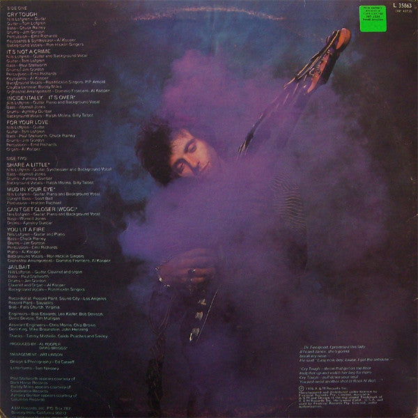 Nils Lofgren : Cry Tough (LP, Album)