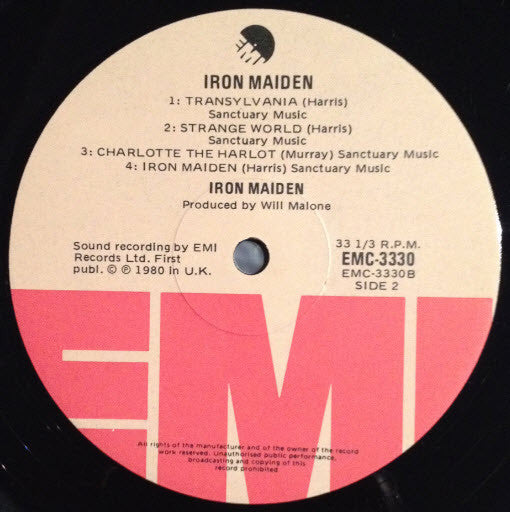 Iron Maiden : Iron Maiden (LP, Album)