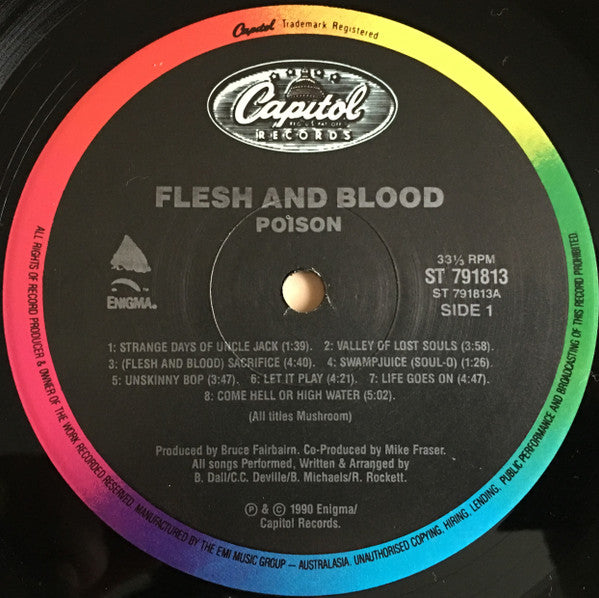 Poison (3) : Flesh & Blood (LP, Album)