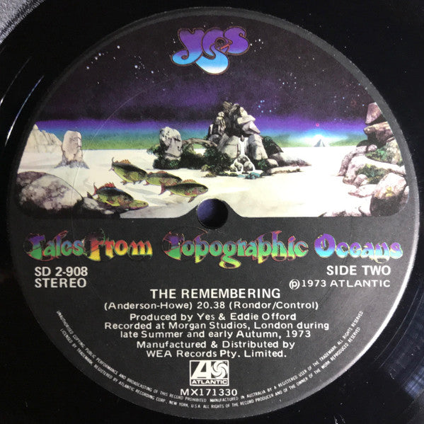Yes : Tales From Topographic Oceans (2xLP, Album, Gat)