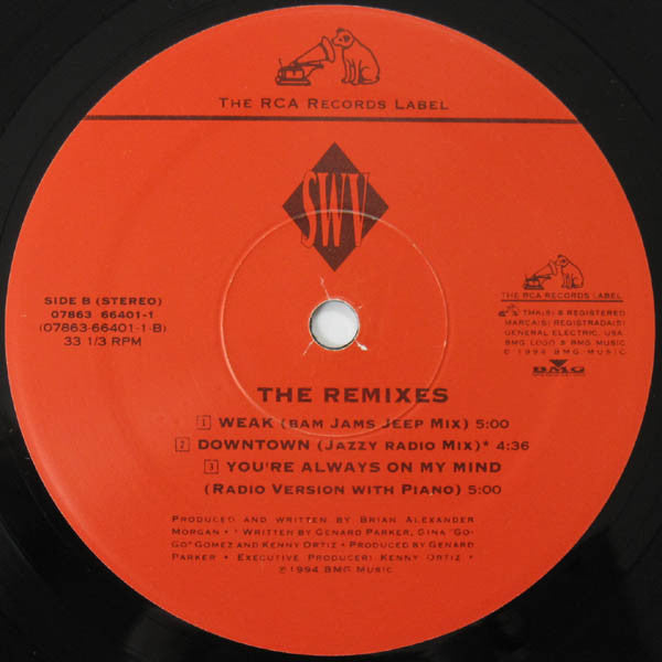 SWV : The Remixes (12", EP)