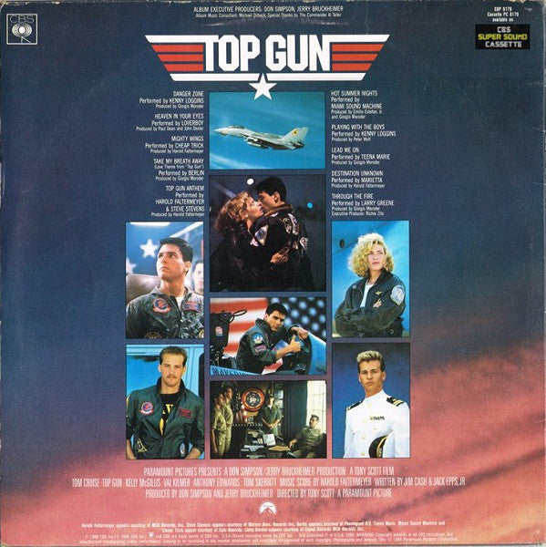 Various : Top Gun (Original Motion Picture Soundtrack) (LP, Album)