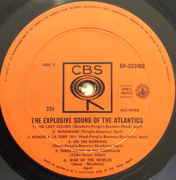 The Atlantics : The Explosive Sound Of The Atlantics (LP, Mono)