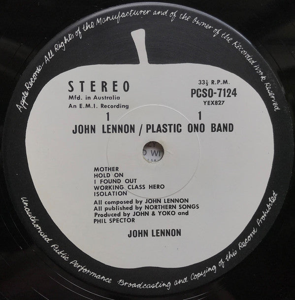 John Lennon & Plastic Ono Band* : John Lennon / Plastic Ono Band (LP, Album)