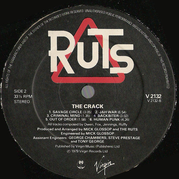 The Ruts : The Crack (LP, Album)