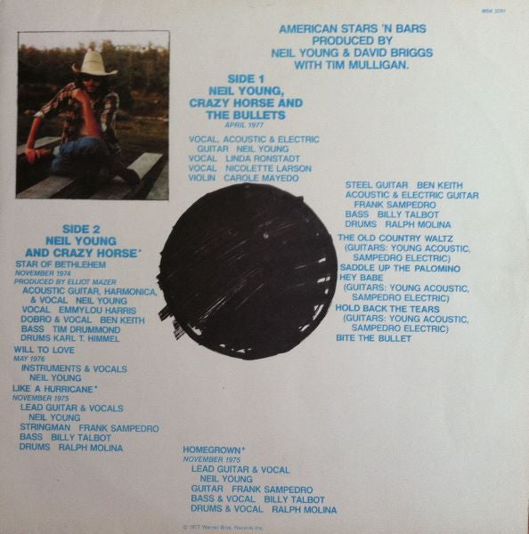 Neil Young : American Stars 'N Bars (LP, Album)